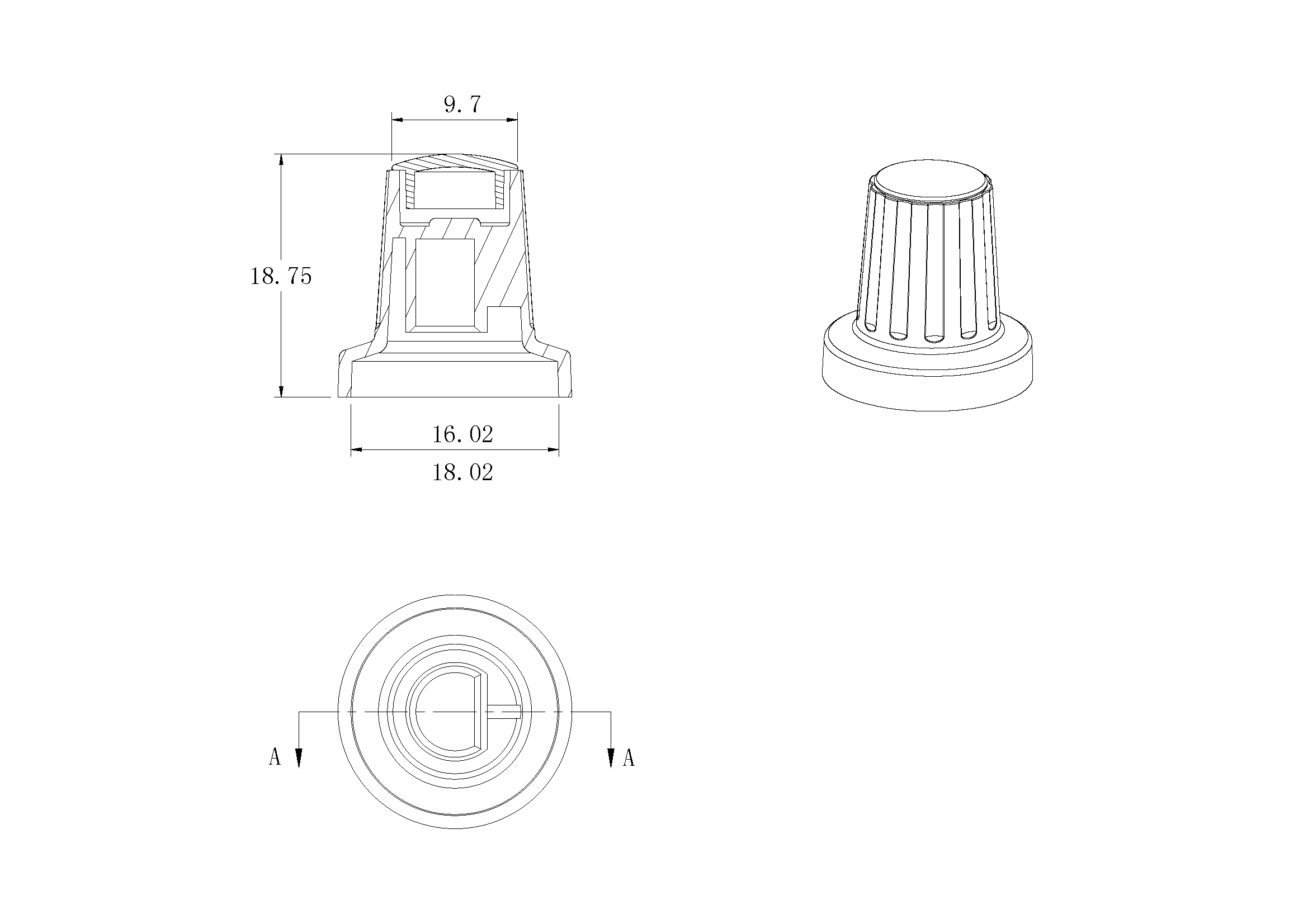 旋鈕|一體化卡塊|旋鈕鋁制|開(kāi)關(guān)|按鍵|PEEK螺絲|PEI螺絲