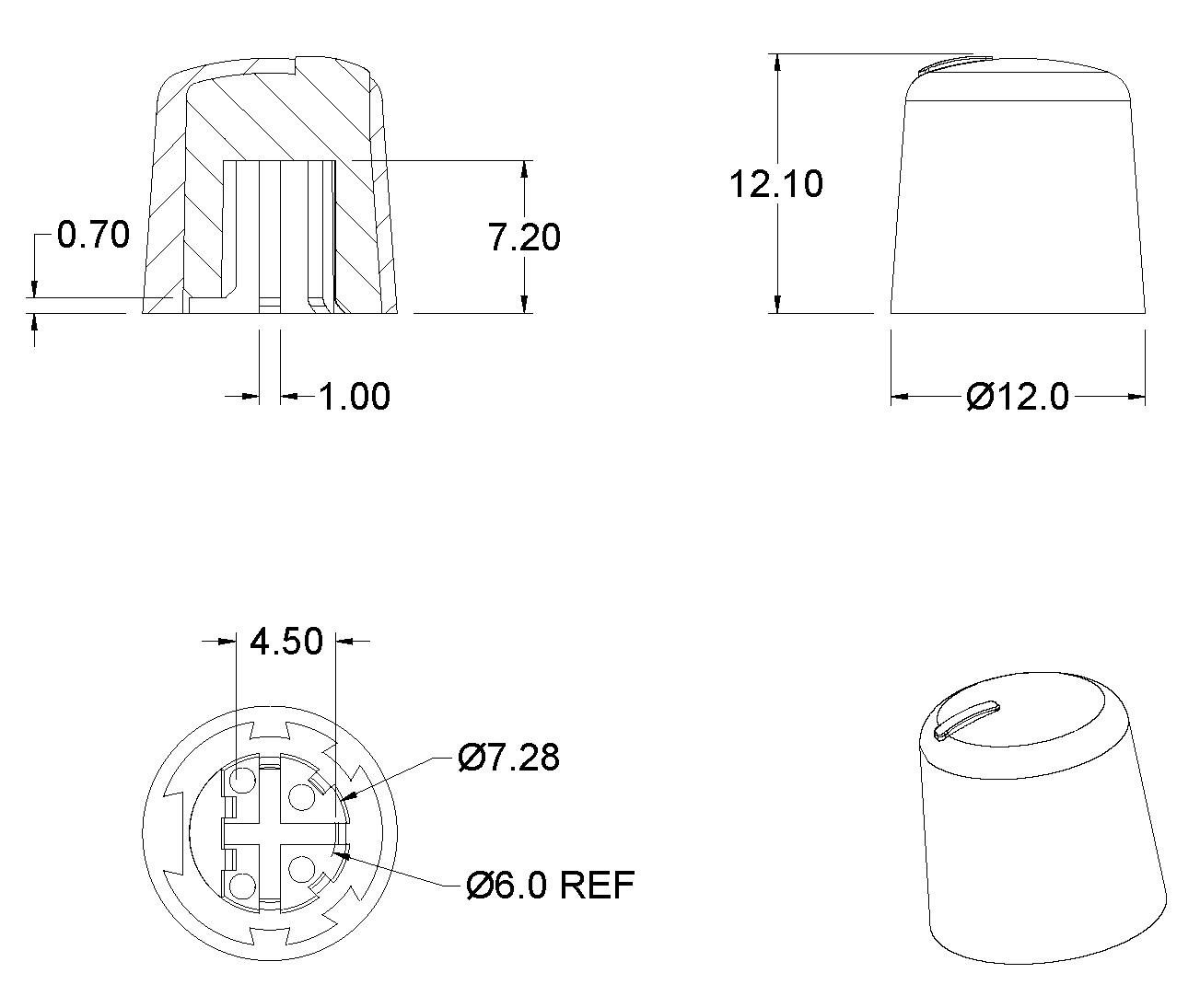 旋鈕|一體化卡塊|旋鈕鋁制|開關(guān)|按鍵|PEEK螺絲|PEI螺絲