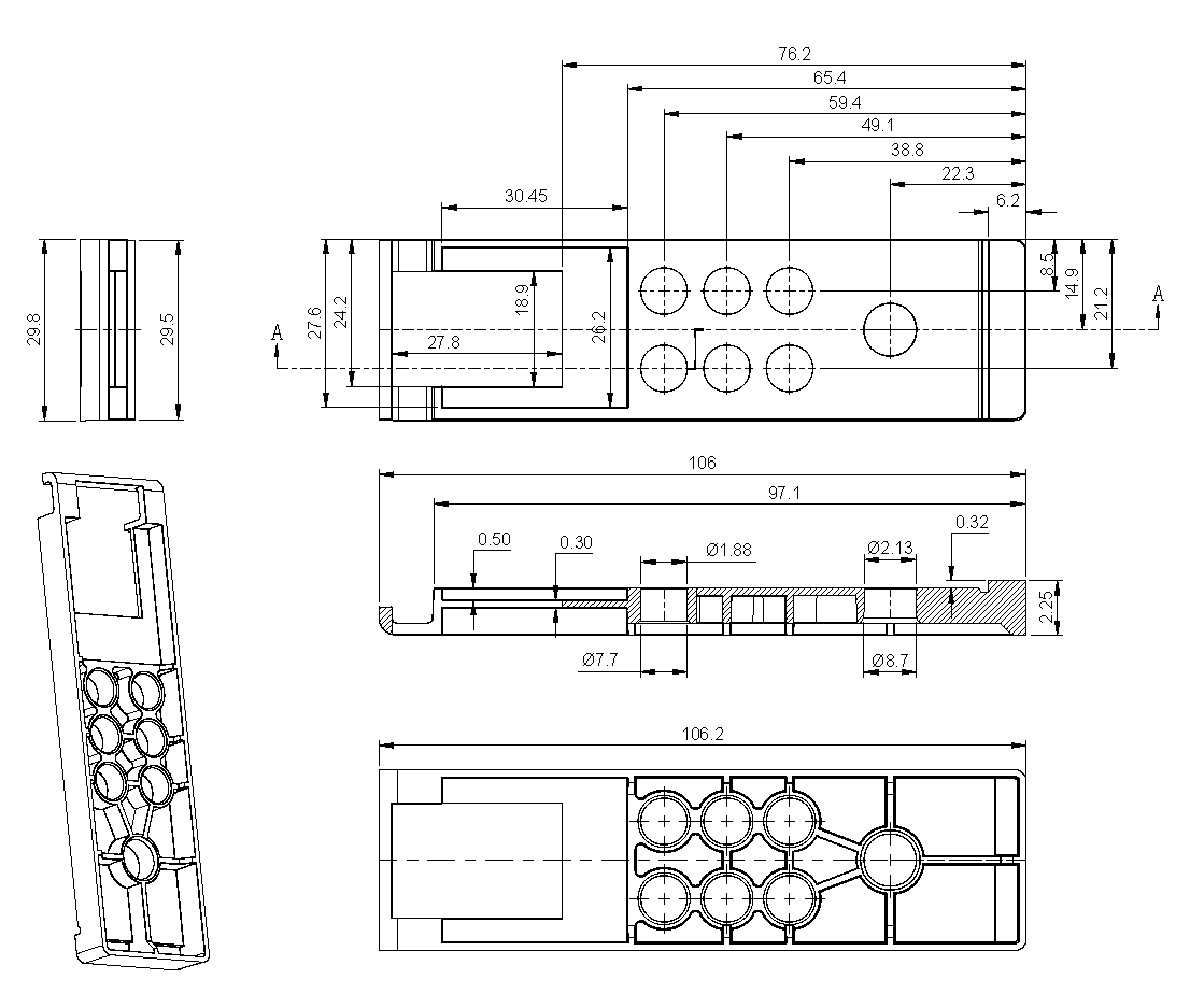 旋鈕|一體化卡塊|旋鈕鋁制|開關|按鍵|PEEK螺絲|PEI螺絲